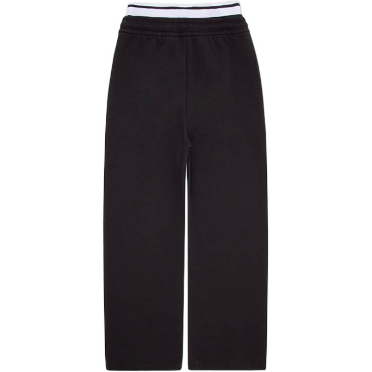 MLB New York Yankees Fashion Elastic Double-Sided Knitted Casual Pants Women bottoms 3FPTB0854-50BKS