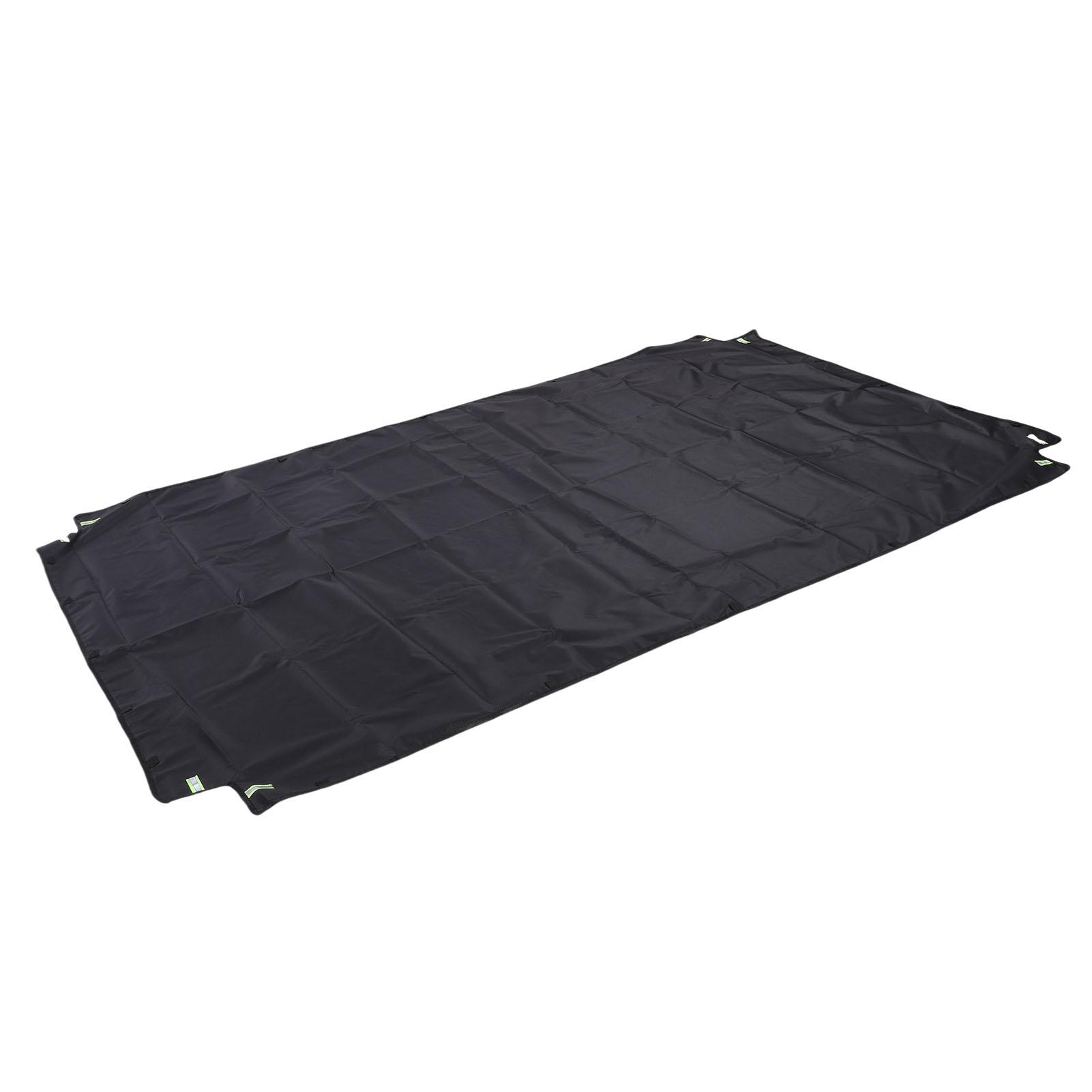 Dump Trailer Tarp with Windproof Rope Oxford Fabric Heavy Duty Utility Trailer Cover All Weather Protection for 7x4 FT Trailers Oxford cloth