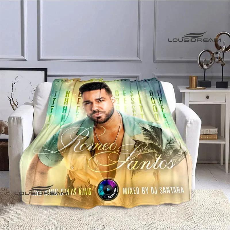 Latin singer Romeo Santos blankets Flannel Warm blanket soft and comfortable blanket picnic blankets bed linings birthday gift
