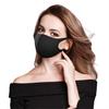 Sun Protection Face Mask for Men Women Spring Summer Black Earloop Mask Breathable Block Droplets Elastic Washable Face Mask