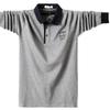 2026 Long Polo Shirt Mens Stand Collar Polo Shirts Embroidery Casual Cotton 6XL Full Tops POLO Shirt