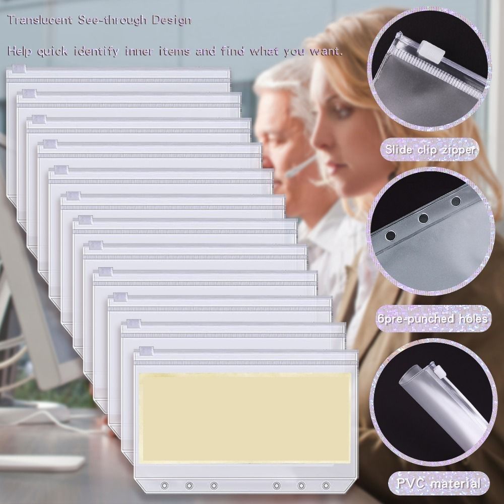 Soft Leather Budget Binder Planner Wallet Budgeting Cash Envelope Binder Financial Management