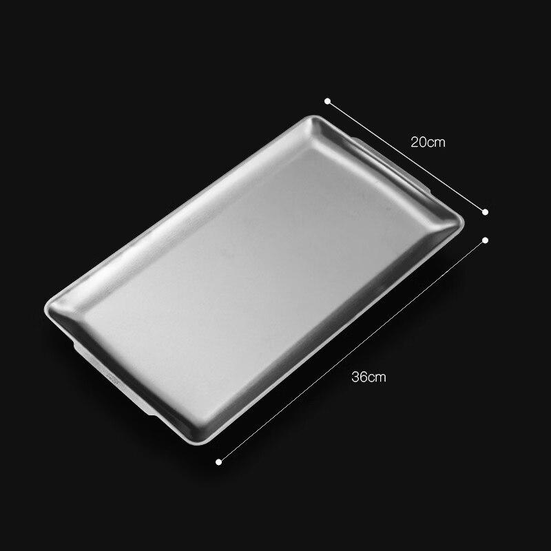Jingbaodi Stainless Steel Korean Flat BBQ & Serving Tray
