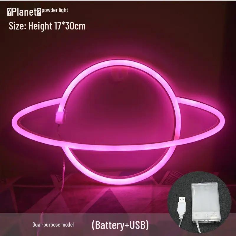 LED Neon Atmosphere Lights for E-sports Room & Broadcast Background Decor