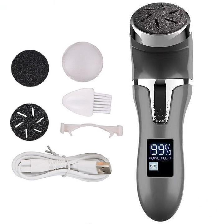 Digital Display Electric Callus Remover & Foot Scrubber Pedicure Tool