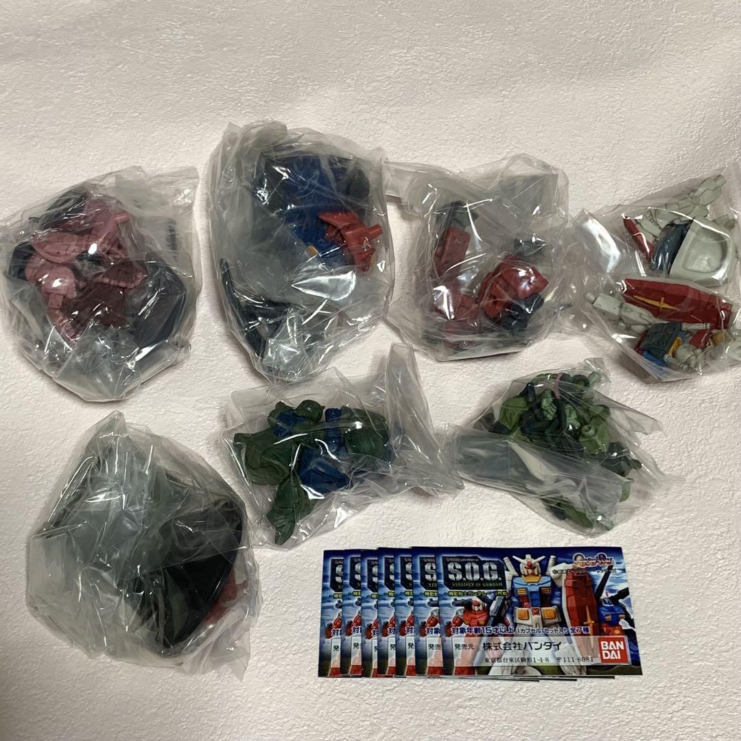 

[Б/У] S.O.G. Мобильный доспех Гандам Операция V, все 7 типов, Гашапон