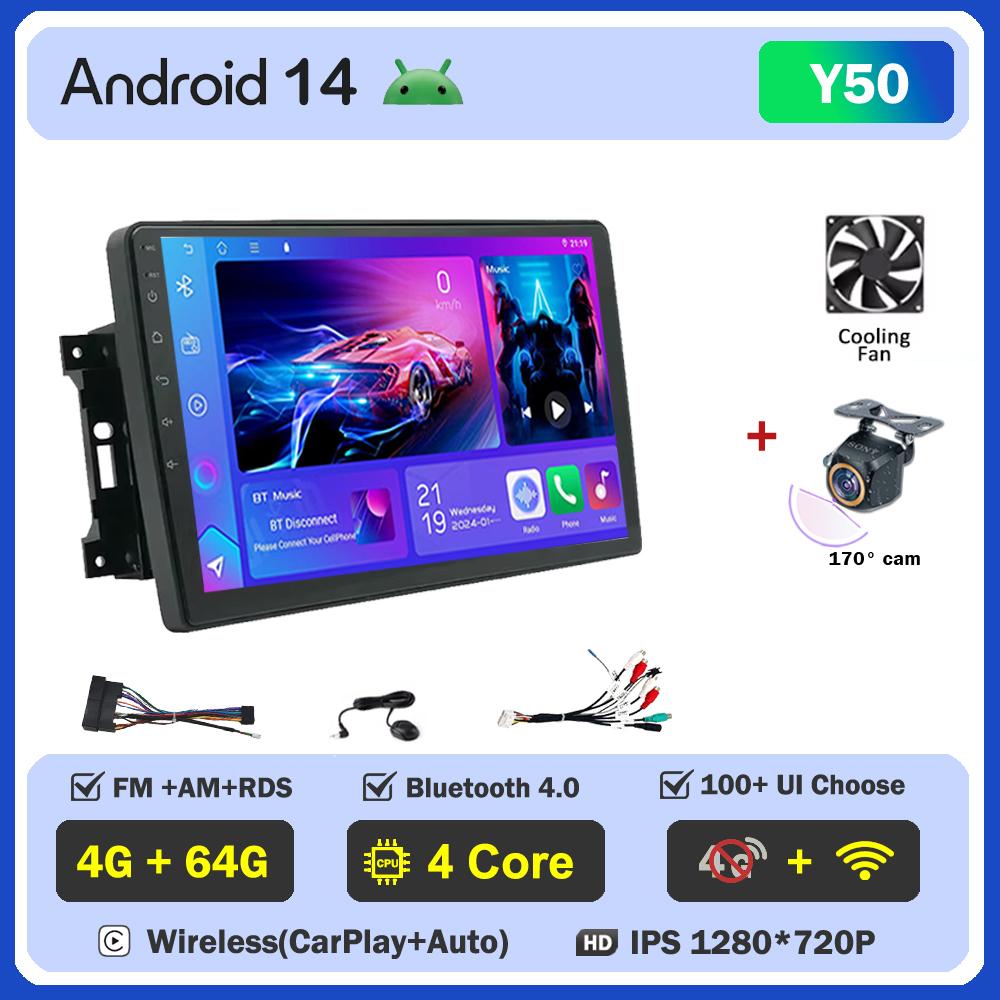 Android Car Radio For Dodge Nitro 2007 - 2011 Stereo Carplay Car Multimedia Player GPS Navigation Autoradio Head Unit Auto 2DIN