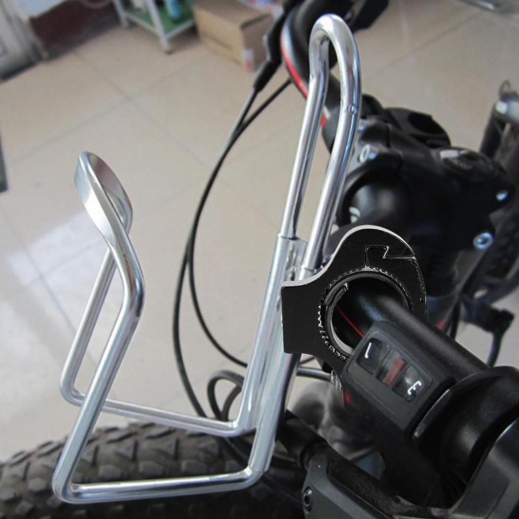 Bicycle Cycling Cup Holder Motorcycle Bike Handlebar Mount Drinks Bottle Holder(black)