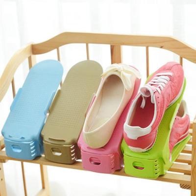 Kreatywny Plastikowy Trwały Organizer na Buty Oszczędzający Miejsce Przechowywanie Regulowany
