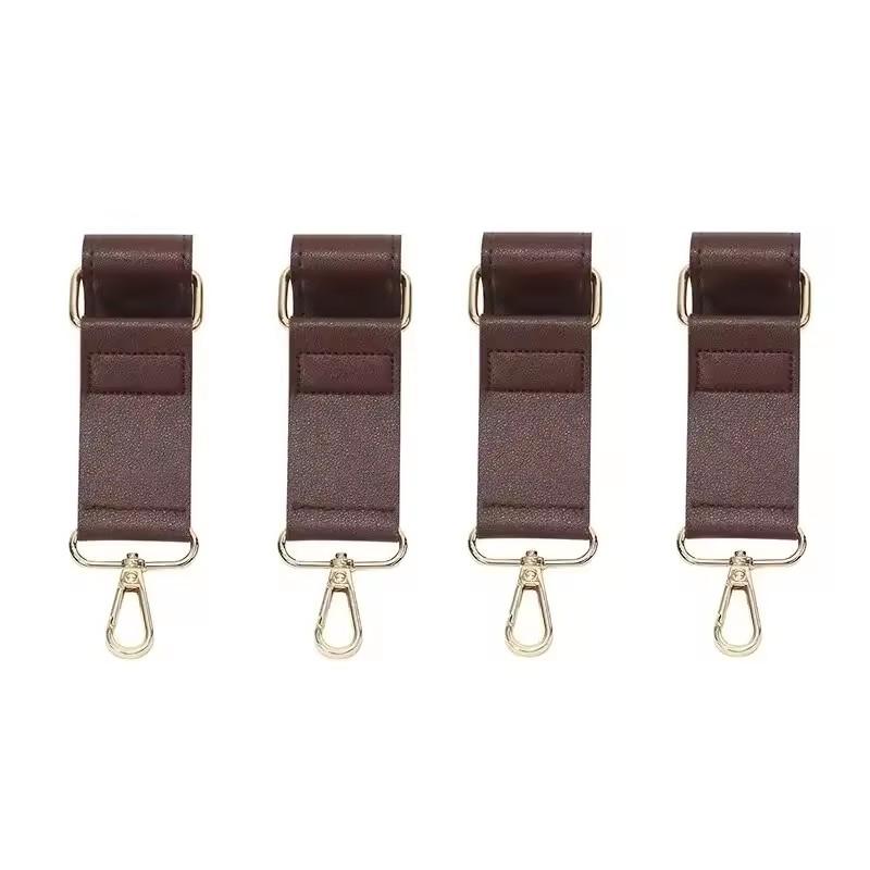 Baby Stroller Hook Fashion Pu Leather Adjustable Pram Hook Cart Organizer Diaper Bag Hanger Children Boy Girl Travel Accessories