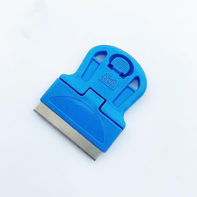 Mini Plastic Scraper for Removing Stickers, Paint, and Old Glue, As Well As Glass and Car Window Film Adhesive Remover