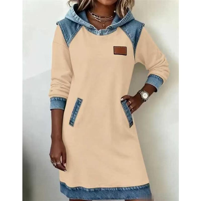 DICIFY Women's Fashion Autumn Winter Long Sleeve Casual Dresses