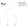 Adjustable Body Chain Rhinestone Waterdrop Back Chain, Bridal Wedding Backless Dress Backdrop Thin Waist Necklace, Sexy Jewelry for Women