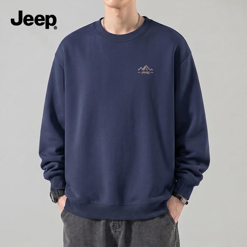 JEEP Men's Heavyweight Crew Neck Sweatshirt