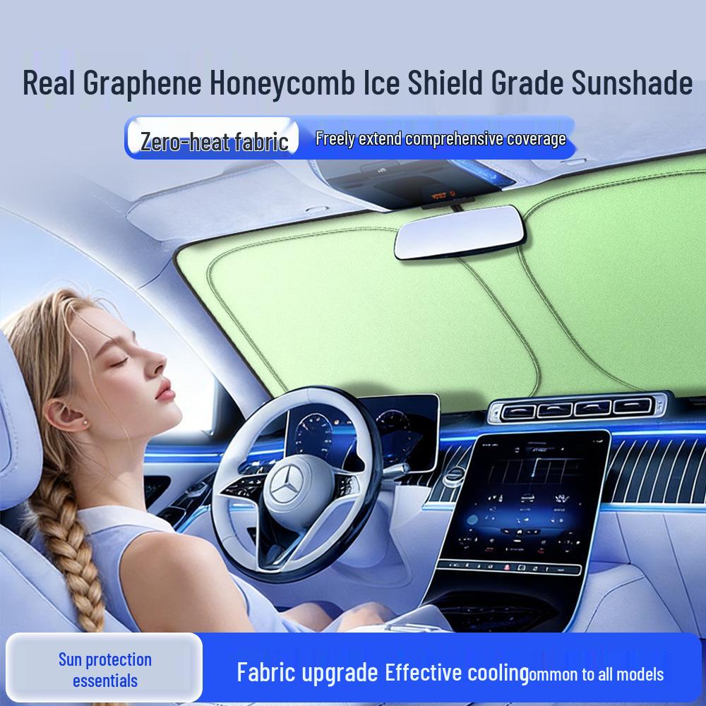 Car Windshield Sunshade: Heat Protection Sun Block Cover