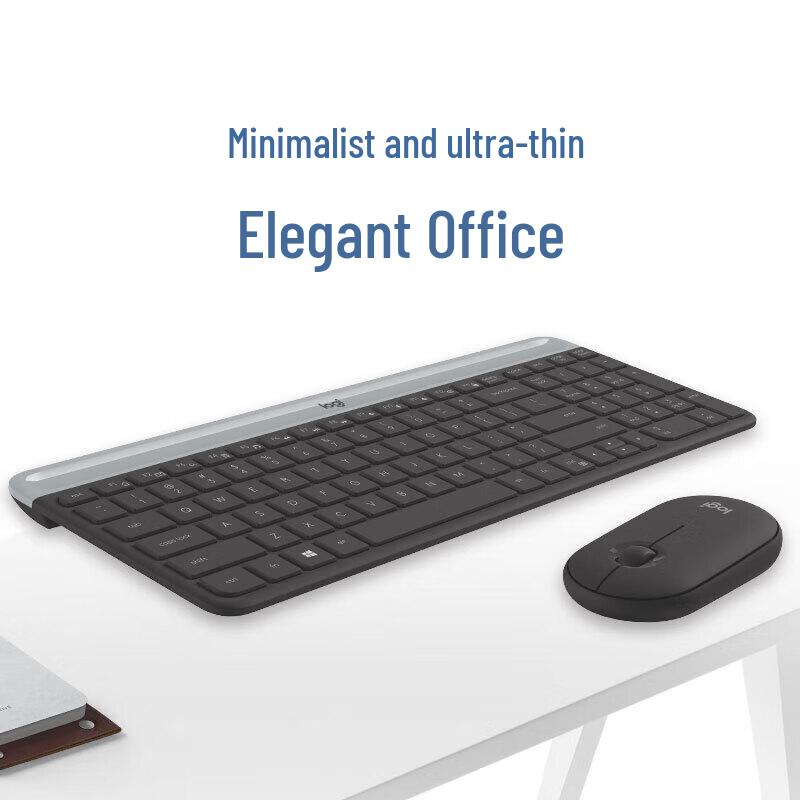 Logitech MK470 Slim Silent Wireless Keyboard and Mouse Combo
