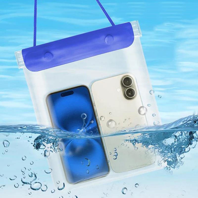 Outdoor Large Capacity Underwater Waterproof Bag Pouch CaseTablet Swimming Travel Dry Storage Cover