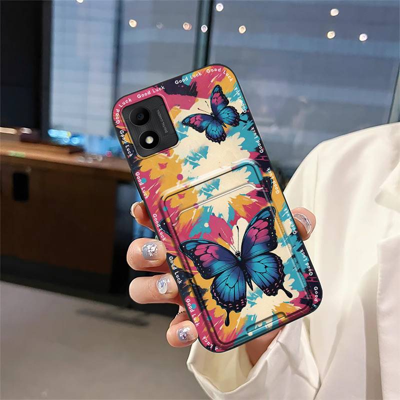 TPU Full Wrap Phone Case For TCL 305i/5164D Anti-knock Cute Graffiti Durable Waterproof Silicone Fashion Design Cover