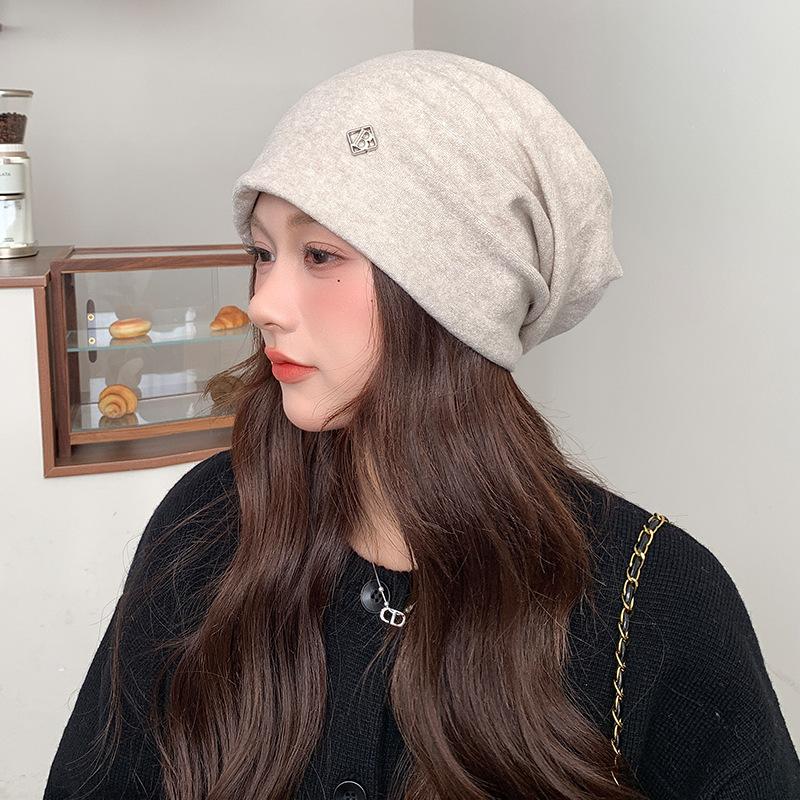 Dui Dui Hat Autumn and Winter Loose Windproof Warm Ear Protection Big Head Circumference Small Face Small Breathable Confinement Hat