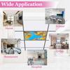 4 Pcs Fluorescent Light Covers For Ceiling Lights 2 X 2 Feet Magnetic Spring Summer Autumn Winter Reducing Harsh Glare Shade Pan