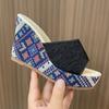 Women Fashion Casual Party Club Shoes Bowknot Design Platform Wedge Slippers Sandals Women Summer 2024 Fashion Flip Flops