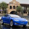 ctkhn3 1:32 Tesla Model X Model S Alloy Car Model Diecasts Metal Toy Vehicles Car Model Simulation Sound and Light Collection Kids Gift