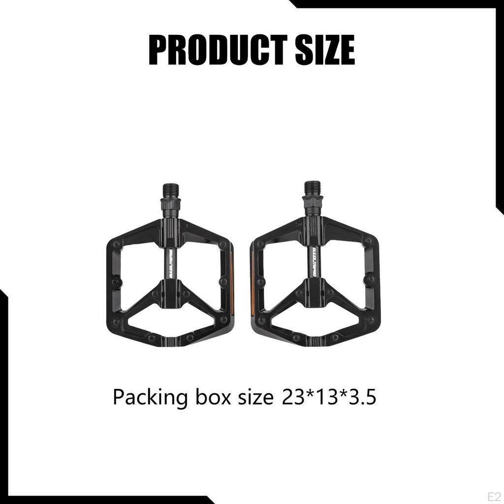 2Pcs Bicycle Flat Pedal Platform Pedals Bike for Folding