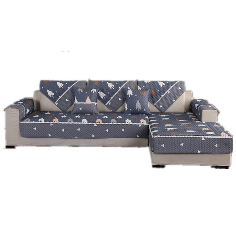 Washed Cotton Lace Stitching Fabric Sofa Cushion Four Seasons Simplicity Non-Slip Combination Sofa Towel Full Covered