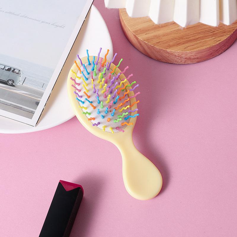 Mini Cute Cartoon Girl Air Cushion Massage Comb