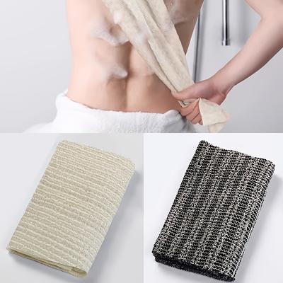 Korejský dlouhý exfoliační kartáč na záda, Exfoliační houba do sprchy, Denní péče ručník pro muže a ženy