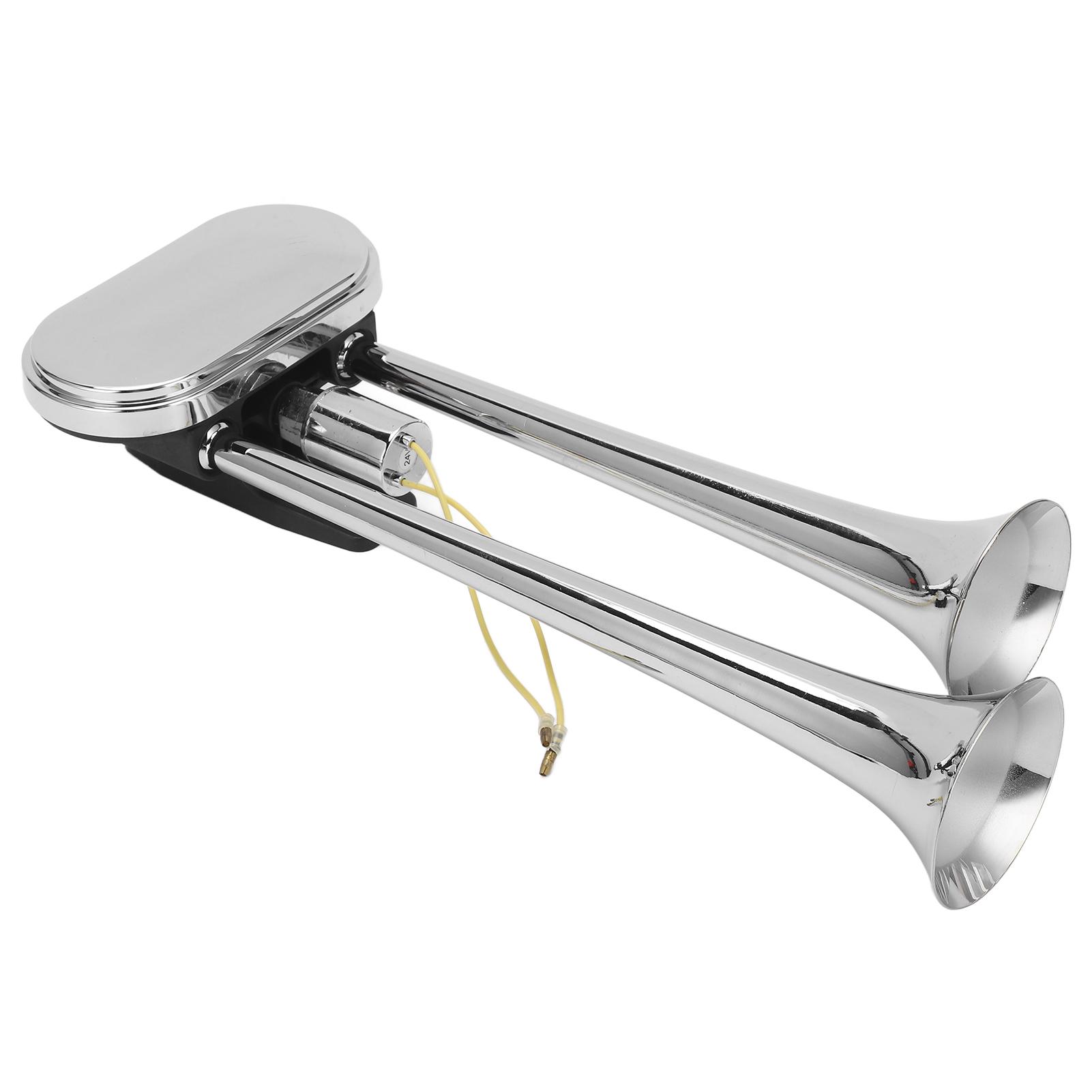 

Автомобильный воздушный сигнал, устойчивый к коррозии, 150 дБ, DC 24 В, 4 А, из нержавеющей стали, для грузовиков, лодок, поездов