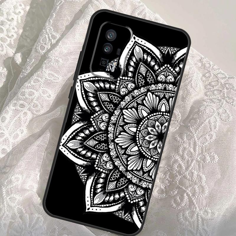 Flower Mandala Case For Xiaomi 14T Pro 13T 12T 11T 13 14 Ultra POCO X6 F6 Pro M6 X3 X5 M5s F3 F5 Cover