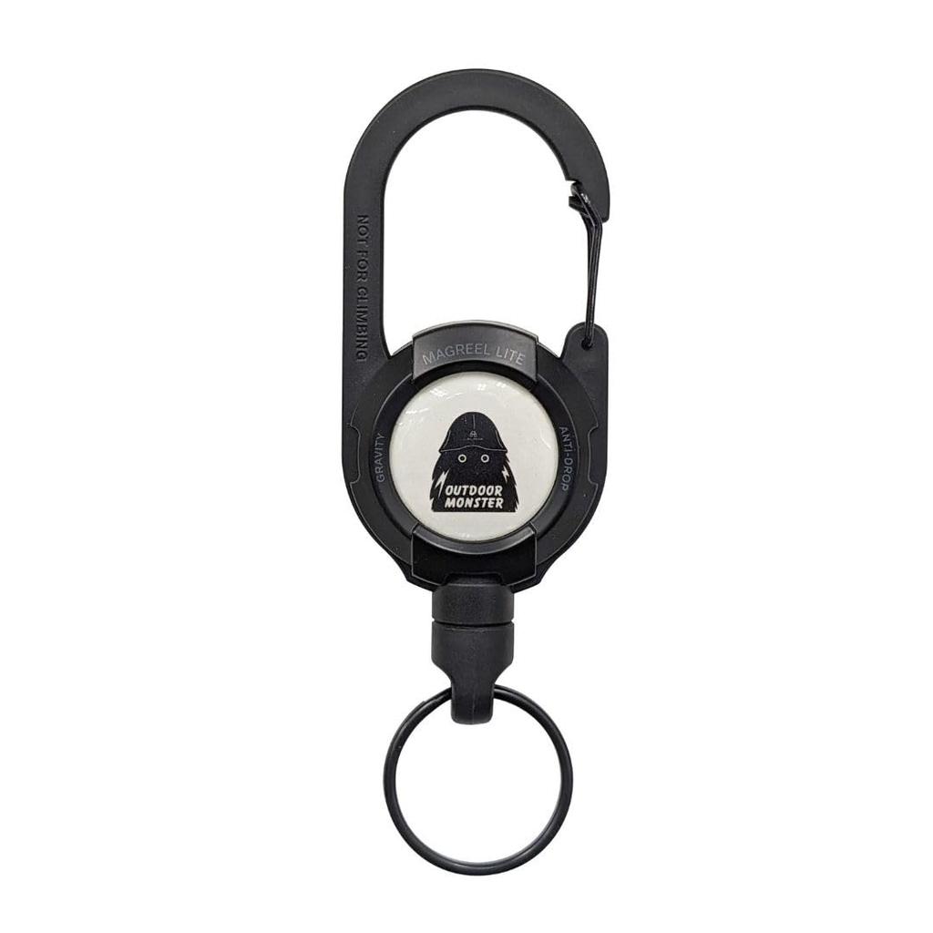 [LALPHA] Carabiner Reel | Outdoor Monster | GRAVITY MAG REEL LITE LUMI | ROOT CO Magnet Carabiner Cord Reel Keychain OM-850