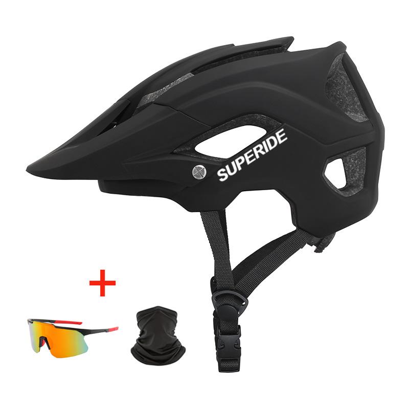 SUPERIDE Outdoor Breathable Riding Cycling Helmet Integrally-molded XC MTB Bicycle Helmet Ultralight Mountain Road Bike Helmet