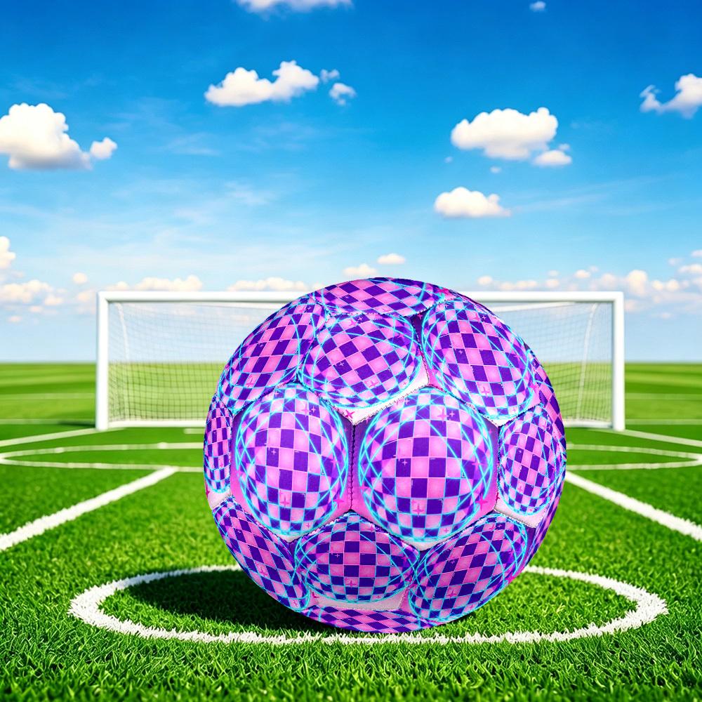 1 ud. Ambiente de Bola de Discoteca Tamaño 5 Balón de Fútbol Partido Profesional Entrenamiento Fútbol Balón para Deportes de Interior y Exterior Ligero Duradero c6532