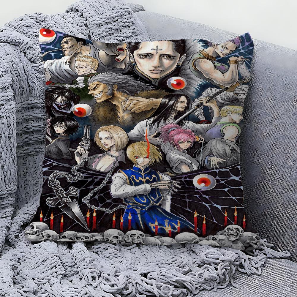 HUNTER X HUNTER Cushion Cover Pillow Cover Decor Pillowcase Printed Cushion Case For Couch 40x40 cm