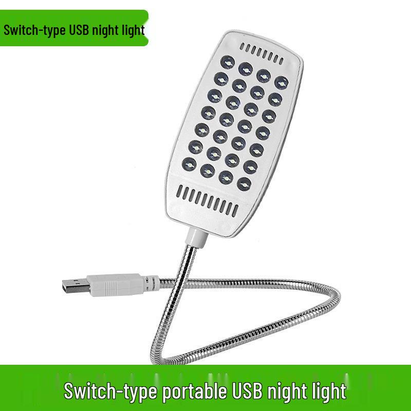 Yushuo USB LED Desk Lamp - Portable, Energy-Saving Night and Reading Light