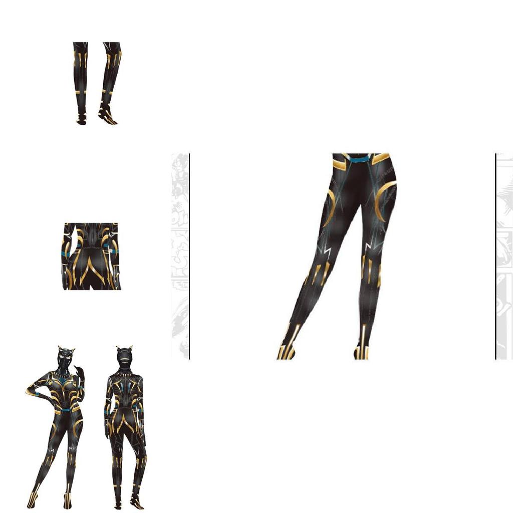 Pantera Neagră Wakanda Forever Letitia Wright Body Elastic pentru Femei Accesorii Cap Cosplay