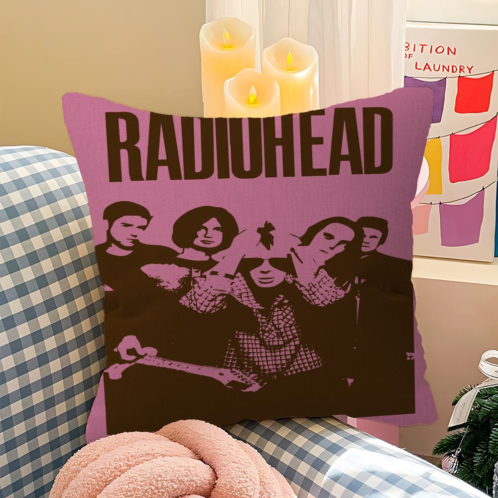 

Radiohead Pillow Cushion Cover Pillowcase Living Room Sofa Home Decor Customized 40cmx40cm