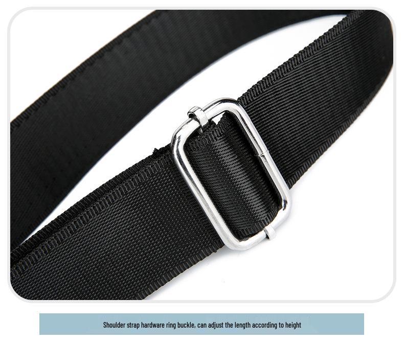 Men's Simple Solid Color Laptop Shoulder Bag & Business Backpack