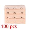 100PCS Bra Extension Lingerie Strap Extender Replacement Womens Accessoires With 3 Hooks Bar Extender Buckle Extension Lingerie