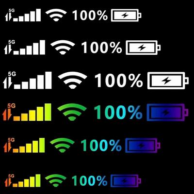 Car Windshield Stickers Signal WiFi Power Reflective Stickers On Car Mobile Phone Car Stickers Auto Exterior Decals Accessories