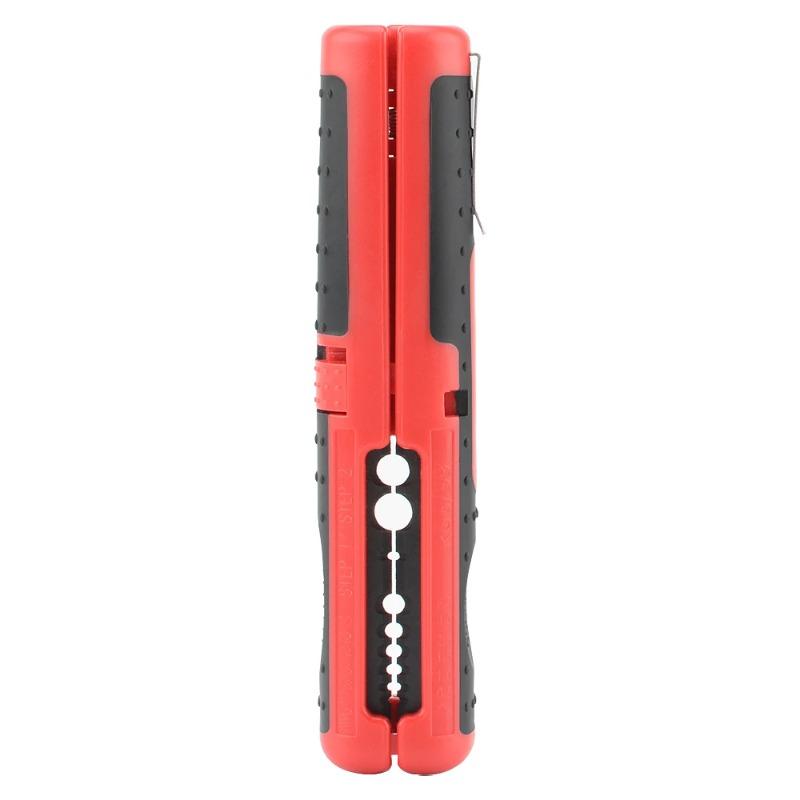 Portable Multifunctional Cable Stripping Pliers, Manual Hardware Tools for Cutting, Anti Slip Handle, Bar Pen Clip, Practical