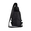 Men Chest Bag Waterproof Faux Leather Crossbody Bag Travel Sling Backpack for Camping Bag Casual Sling
