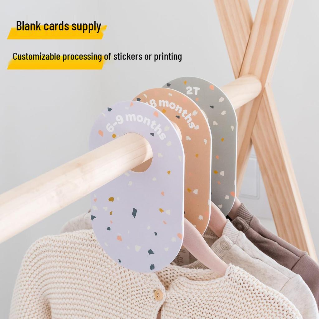 Double-Sided Baby Closet Dividers - Child's Patterned Wardrobe Organizers