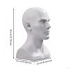 Realistic Mannequin Head With Ear Holes Hairpiece Holder Versatile Hat Display Stand for