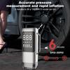 Jump Starter Vacuum Cleaner Electric Tire Pump with Light USB Rechargeable 8000mAh Bicycle Air Compressor for Car Tires