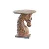 DKD Home Decor-DKD Home Decor Side Table 39 X 39 X 47 Cm Red Multicolor Mango Wood