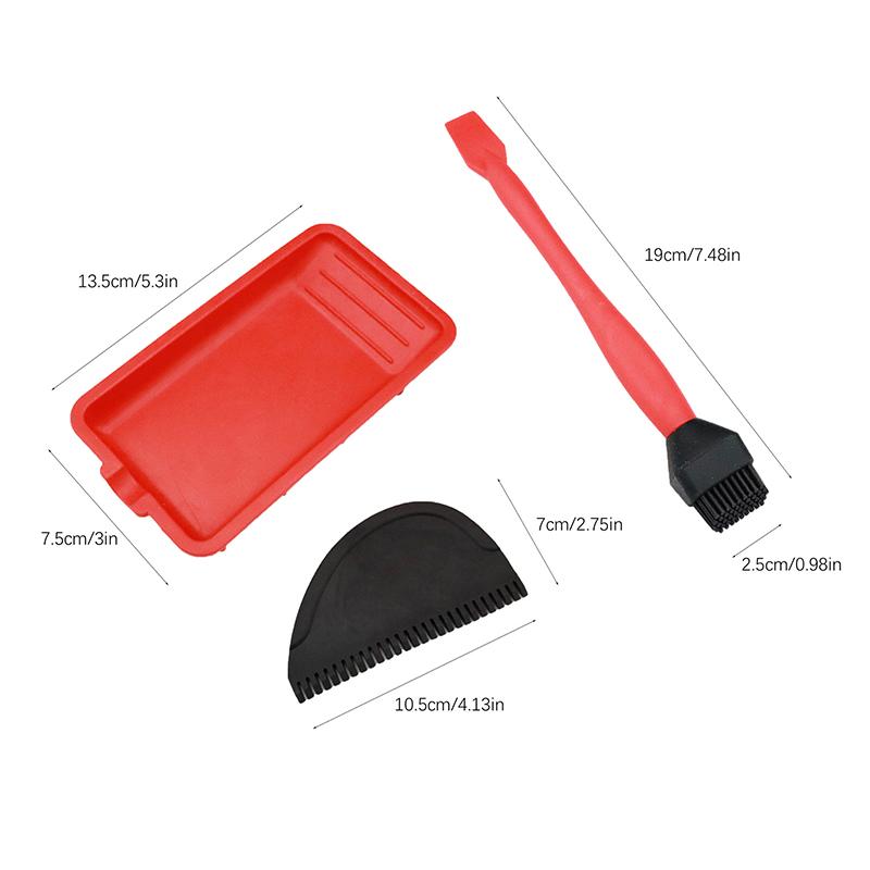 New Silicone Glue Kit Silicone Brushes Woodworking Glue Spreader Applicator Sets
