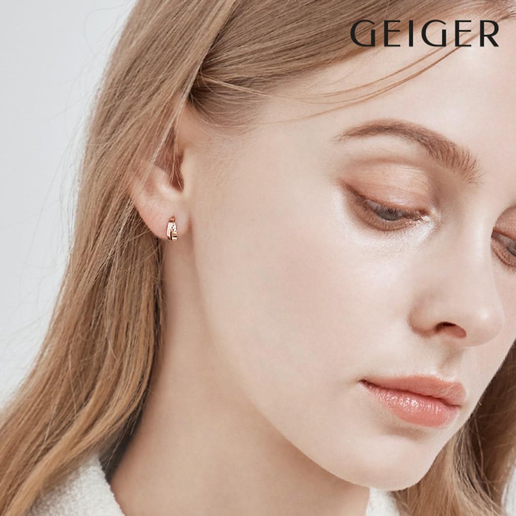 14K Double Line Earrings GI14EE425